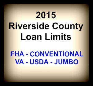 2015 Riverside County Loan Limits