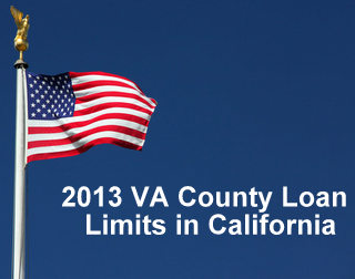 2013 California VA Loan Limits High Cost