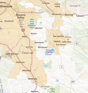 Riverside County USDA Eligibility Map